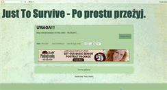 Desktop Screenshot of just-to-survive.com